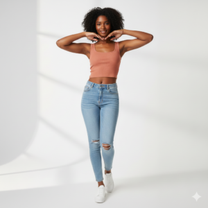 Aesthete Line™ Square Neck Crop Tank