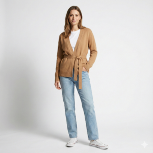 Corset Knit™ Belted Cardigan