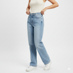VerveLine™ Bootcut Baggy Jeans