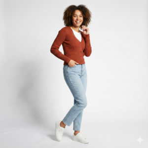 Second Skin Theory™ Ribbed Fitted Cardigan