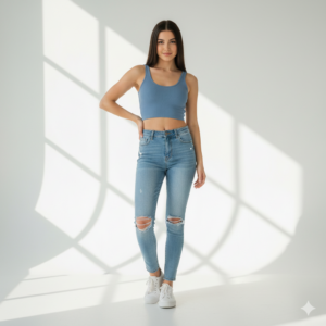 Kinetic Form™  Built-In Bra Crop Tank