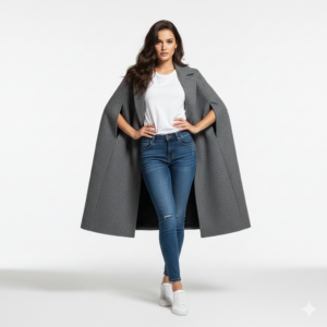 Veloria™ Wool Cape Coat