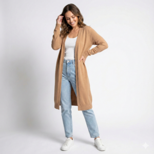 LunaKnit™ Cardigan Longline
