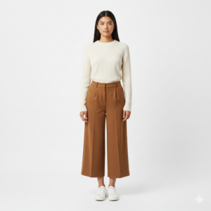 Montecito™ Wool-Blend Wide Culottes