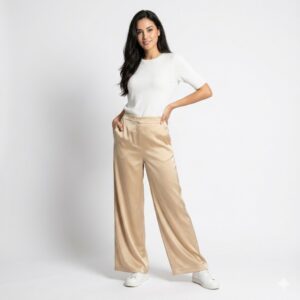 SerenoSilk™ Palazzo Silk Trousers